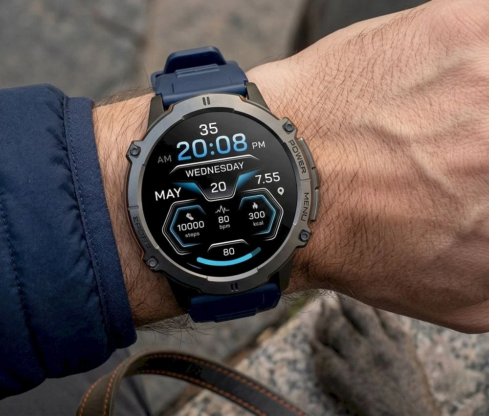 Išmanusis laikrodis MĘSKI GRAVITY GT42-2 - AMOLED, DODATKOWA BRANSOLETA (sg056b)