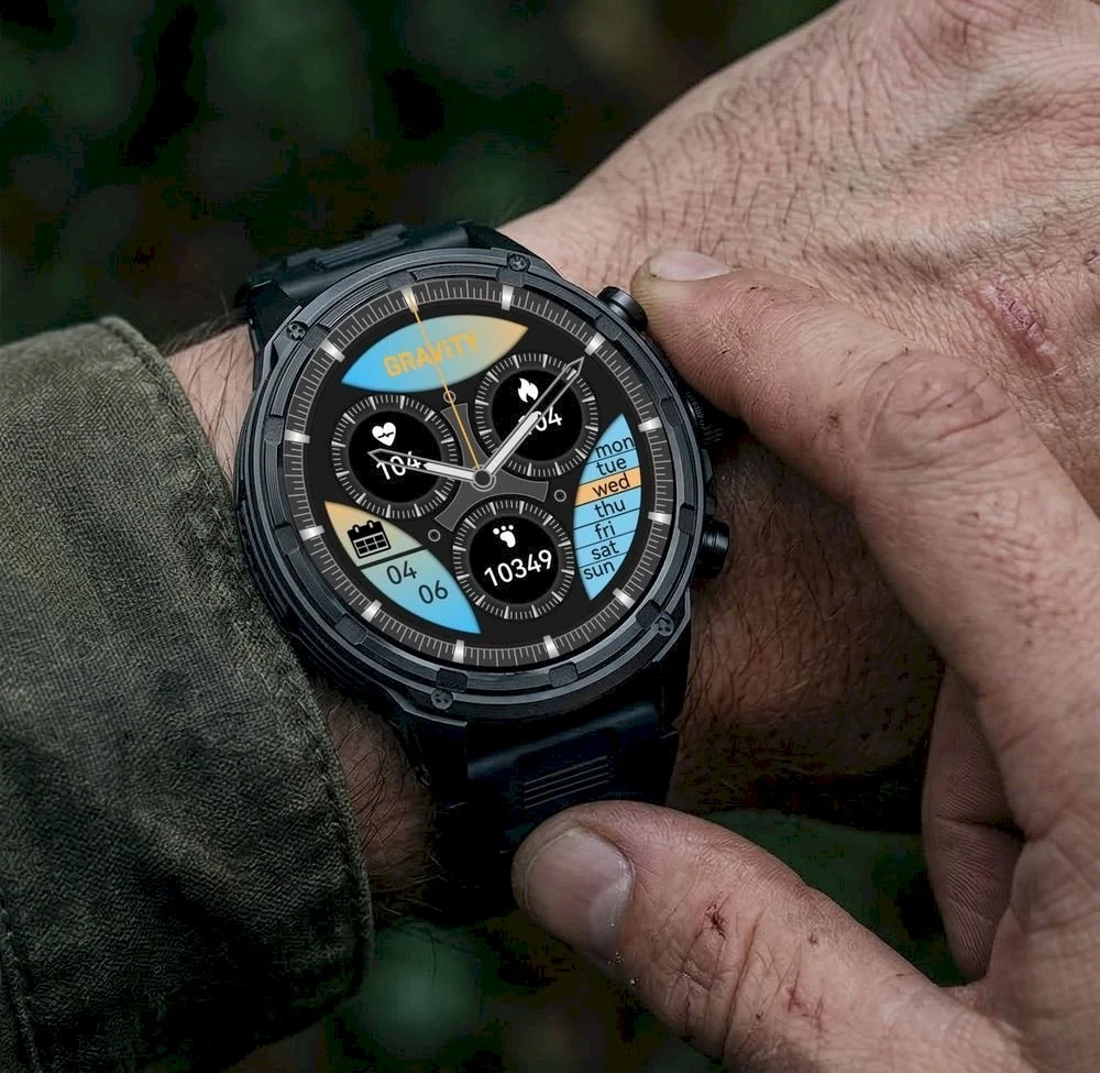Išmanusis laikrodis MĘSKI GRAVITY GT41-1 - BLUETOOTH CALL, DODATKOWA BRANSOLETA (sg053a)