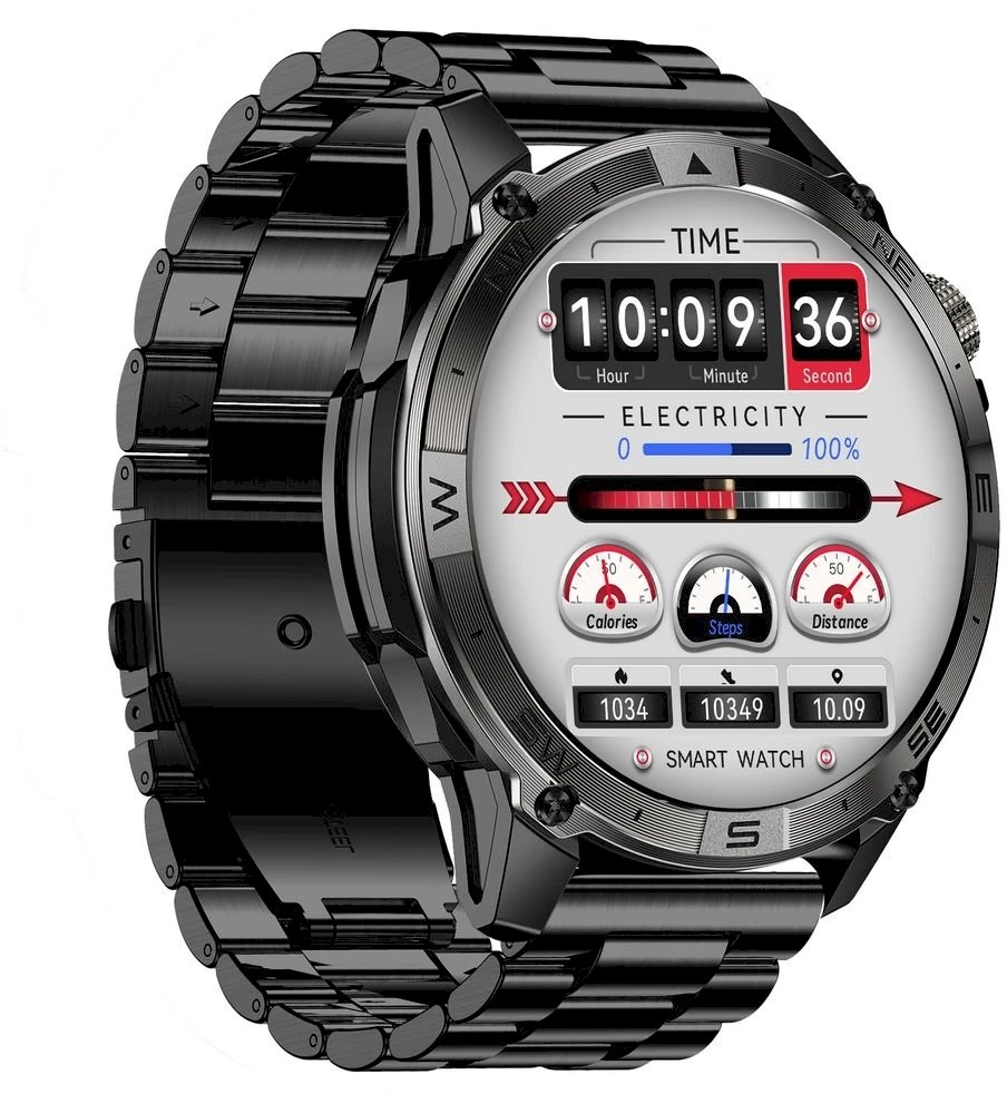 Išmanusis laikrodis MĘSKI GRAVITY GT46-2 - AMOLED, DODATKOWA BRANSOLETA(sg055b)