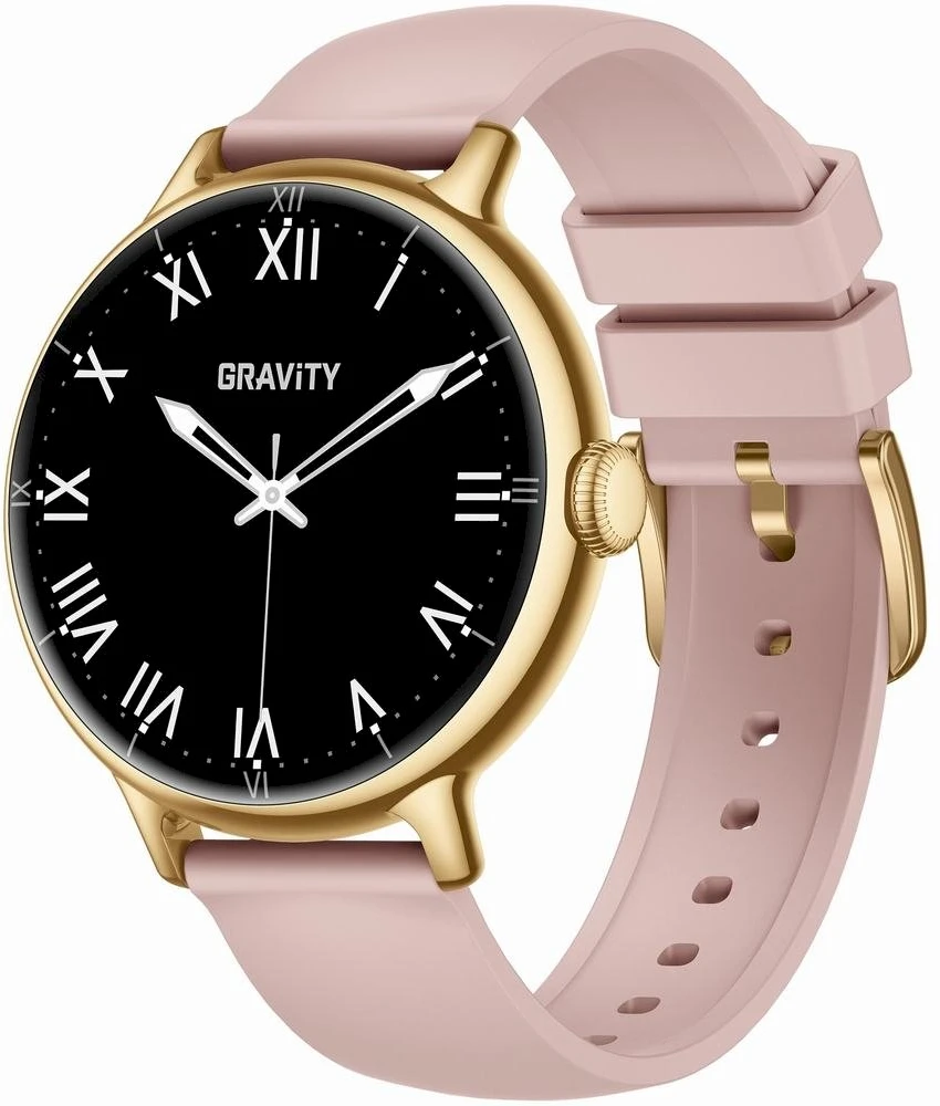 Išmanusis laikrodis DAMSKI GRAVITY GT33-1 - AMOLED, DODATKOWY PASEK (sg048a)