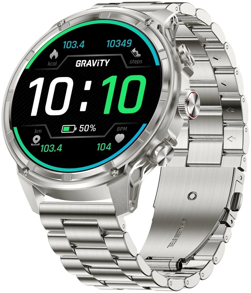 Išmanusis laikrodis MĘSKI GRAVITY GT41-3 - BLUETOOTH CALL, DODATKOWA BRANSOLETA (sg053c)