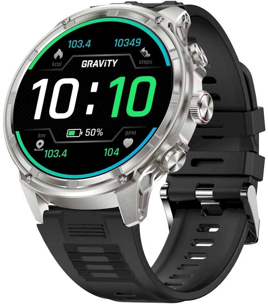 Išmanusis laikrodis MĘSKI GRAVITY GT41-3 - BLUETOOTH CALL, DODATKOWA BRANSOLETA (sg053c)