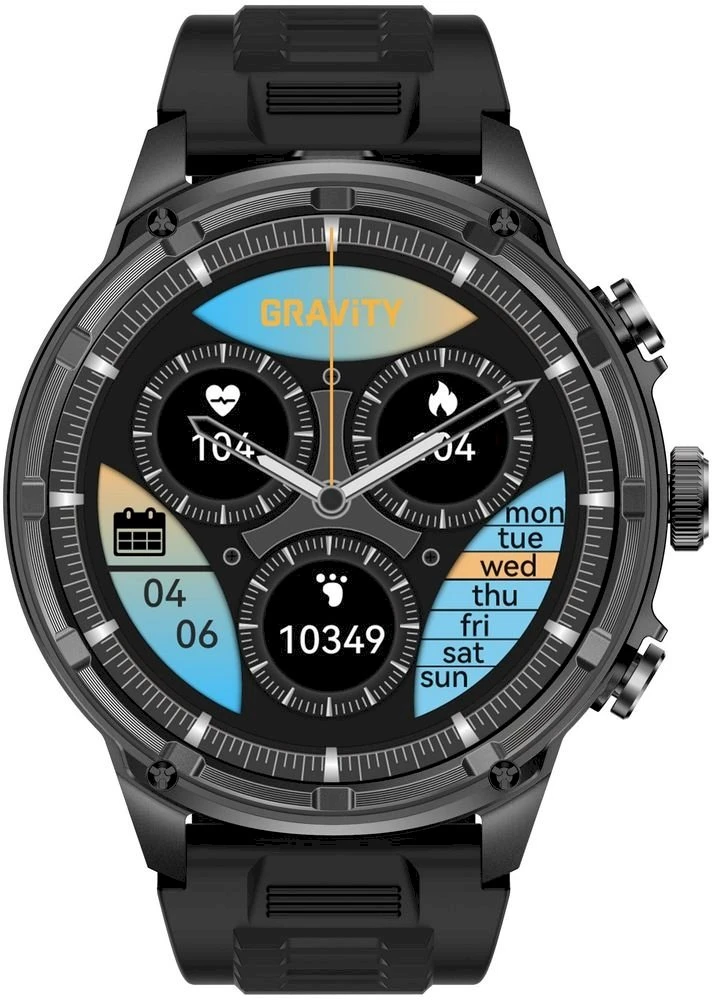 Išmanusis laikrodis MĘSKI GRAVITY GT41-1 - BLUETOOTH CALL, DODATKOWA BRANSOLETA (sg053a)