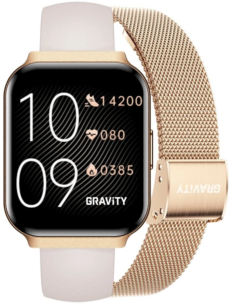 Išmanusis laikrodis DAMSKI GRAVITY GT44-2 - DODATKOWY PASEK (sg051a)