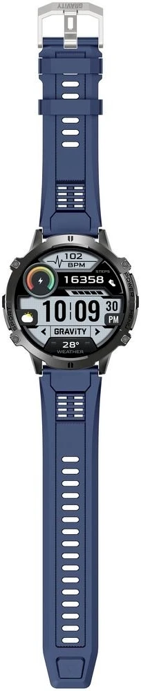 Išmanusis laikrodis MĘSKI GRAVITY GT42-2 - AMOLED, DODATKOWA BRANSOLETA (sg056b)