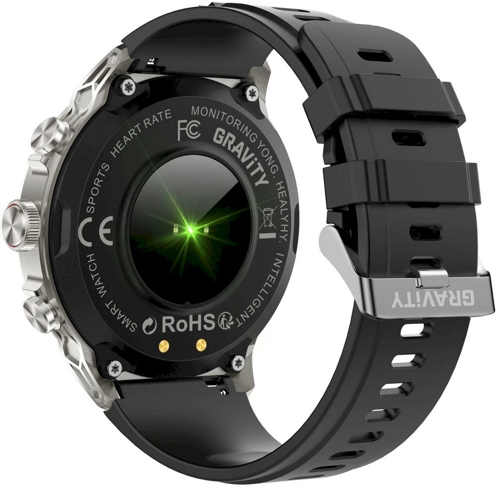 Išmanusis laikrodis MĘSKI GRAVITY GT41-3 - BLUETOOTH CALL, DODATKOWA BRANSOLETA (sg053c)