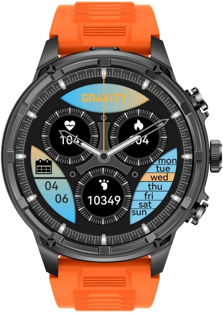Išmanusis laikrodis MĘSKI GRAVITY GT41-4 - BLUETOOTH CALL, DODATKOWA BRANSOLETA (sg053d)