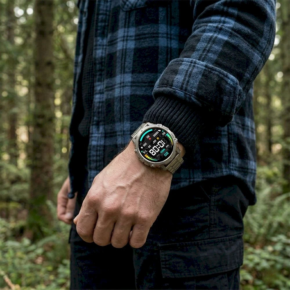 Išmanusis laikrodis MĘSKI GRAVITY GT42-3 - AMOLED, DODATKOWA BRANSOLETA (sg056c)