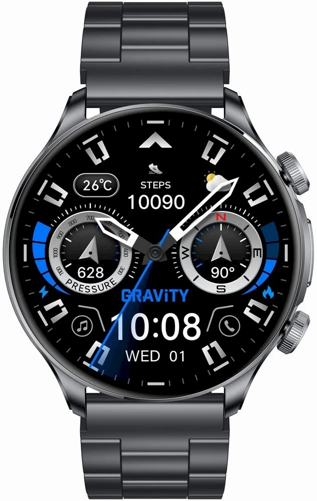 Išmanusis laikrodis MĘSKI GRAVITY GT35-2- AMOLED, DODATKOWY PASEK (sg049b)