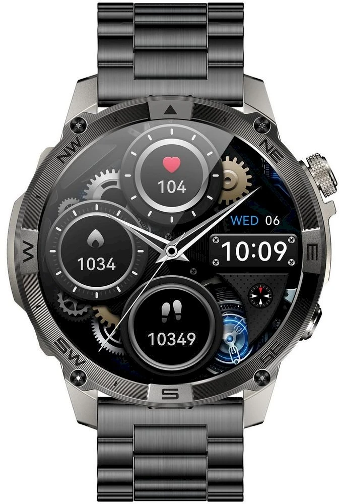 Išmanusis laikrodis MĘSKI GRAVITY GT46-3 - AMOLED, DODATKOWA BRANSOLETA (sg055c)