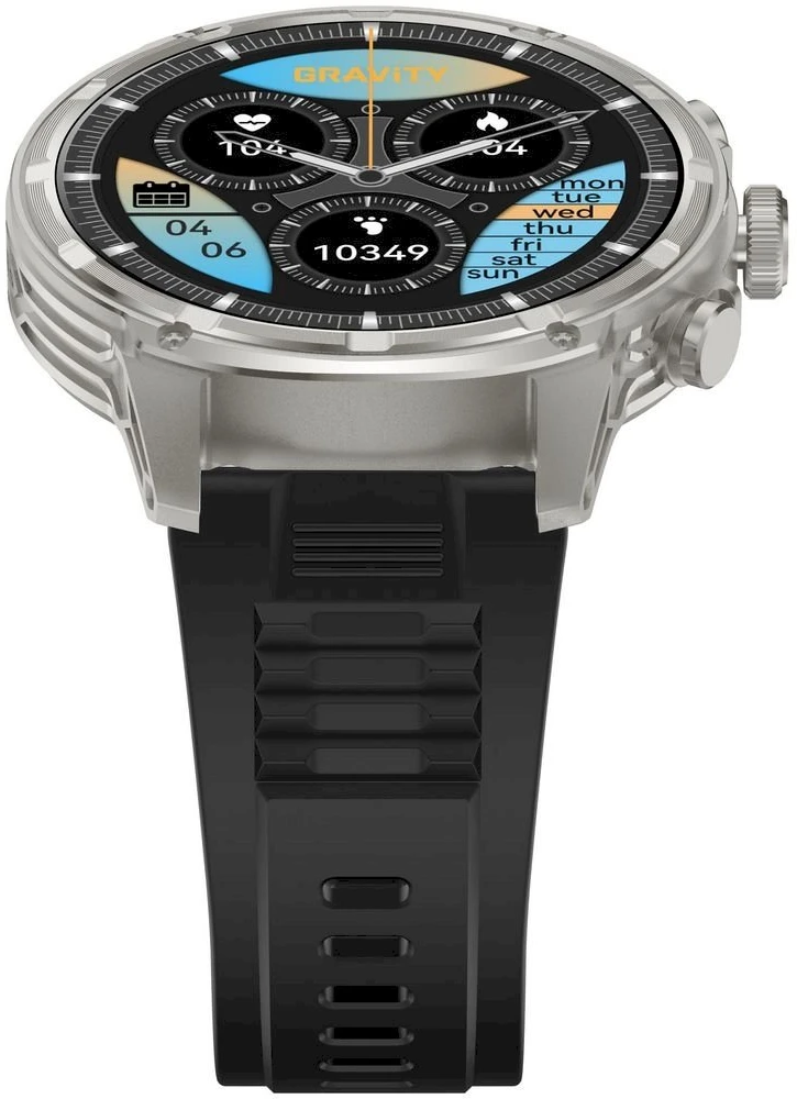 Išmanusis laikrodis MĘSKI GRAVITY GT41-3 - BLUETOOTH CALL, DODATKOWA BRANSOLETA (sg053c)
