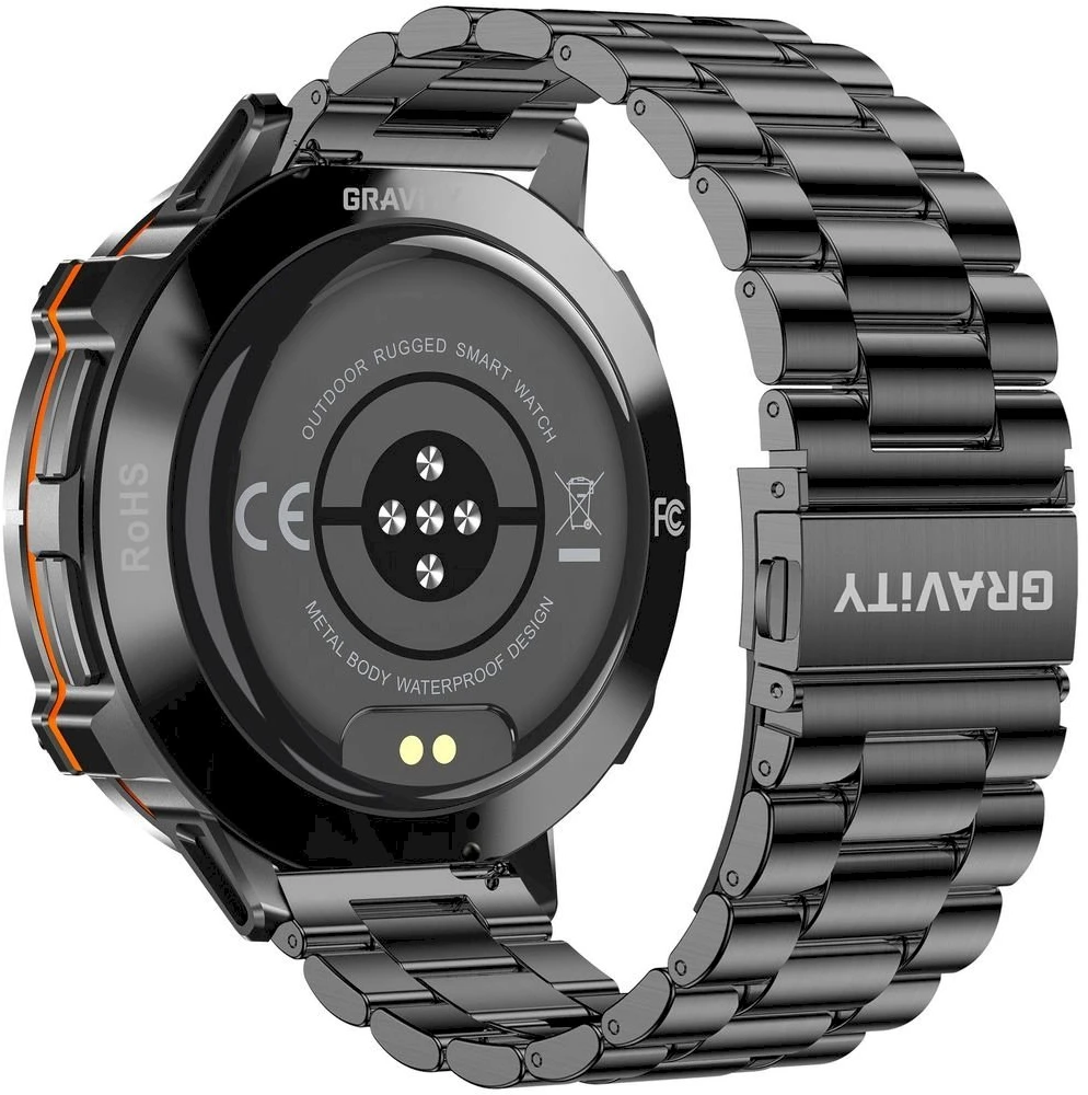 Išmanusis laikrodis MĘSKI GRAVITY GT42-5 - AMOLED, DODATKOWA BRANSOLETA (sg056e)