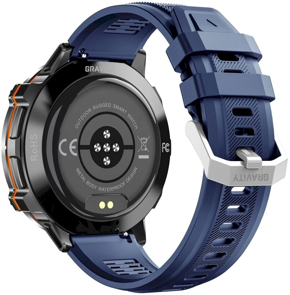 Išmanusis laikrodis MĘSKI GRAVITY GT42-2 - AMOLED, DODATKOWA BRANSOLETA (sg056b)