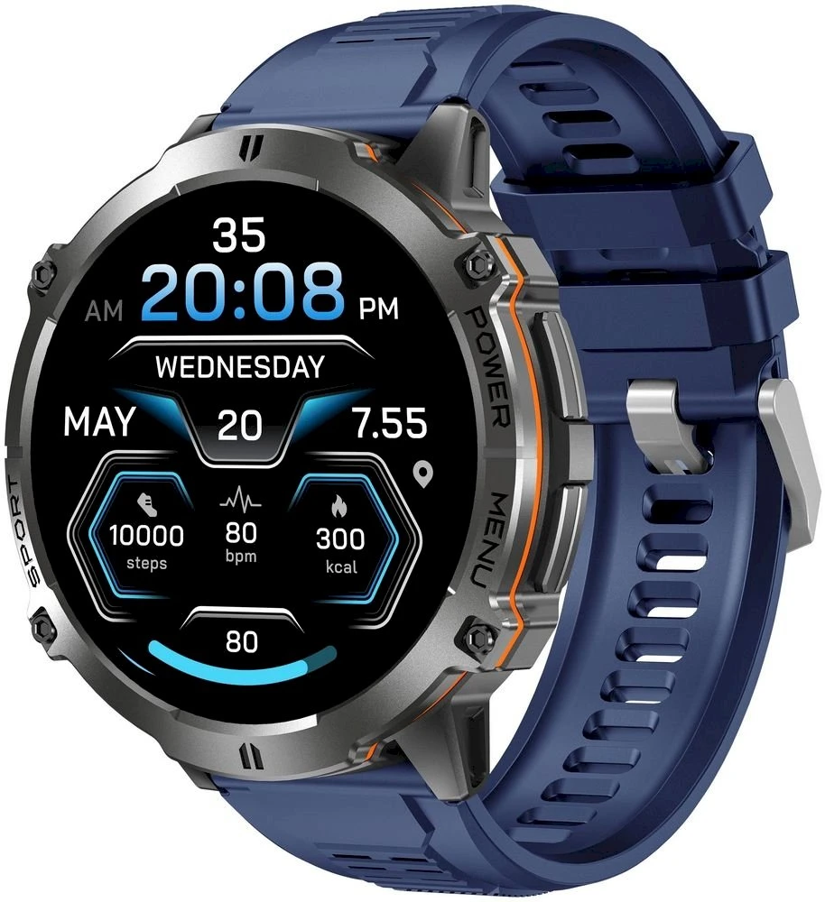 Išmanusis laikrodis MĘSKI GRAVITY GT42-2 - AMOLED, DODATKOWA BRANSOLETA (sg056b)