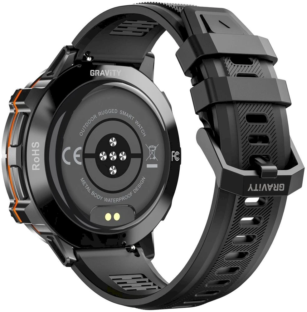Išmanusis laikrodis MĘSKI GRAVITY GT42-1 - AMOLED, DODATKOWA BRANSOLETA (sg056a)