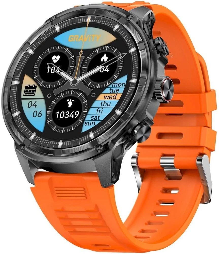 Išmanusis laikrodis MĘSKI GRAVITY GT41-4 - BLUETOOTH CALL, DODATKOWA BRANSOLETA (sg053d)