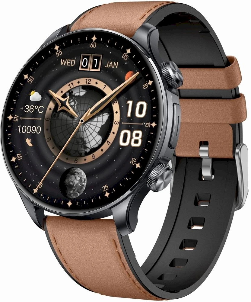 Išmanusis laikrodis MĘSKI GRAVITY GT35-1 - AMOLED, DODATKOWY PASEK (sg049a)