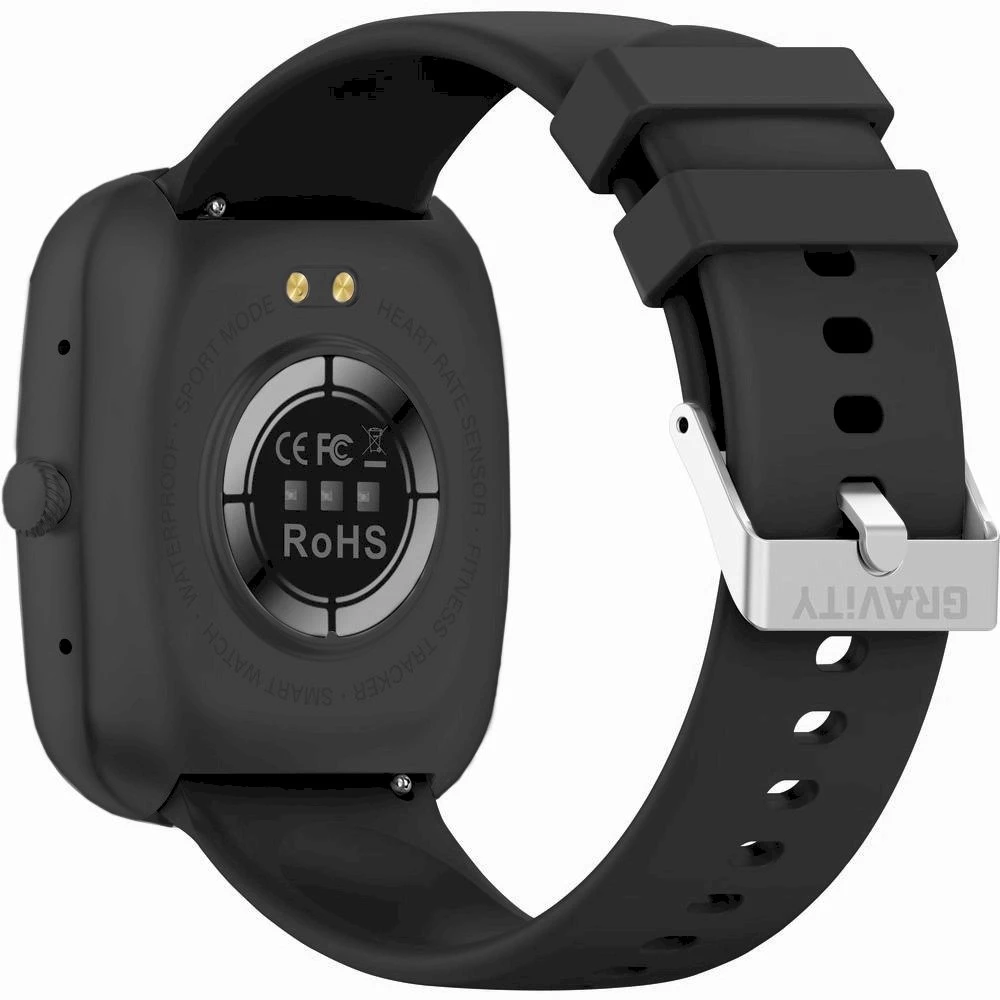 Išmanusis laikrodis UNISEX GRAVITY GT18-10 - BLUETOOTH POKALBIAI, PAPILDOMAS DIRŽELIS (sg036j)