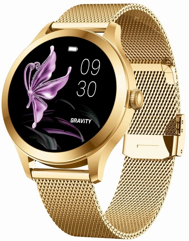 Išmanusis laikrodis DAMSKI GRAVITY GT25-1 PRO - AMOLED, DODATKOWY PASEK (sg039a)