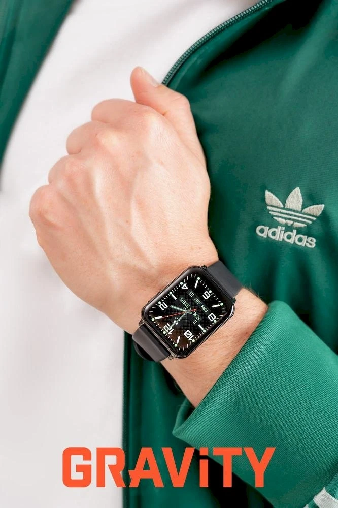 Išmanusis laikrodis UNISEX GRAVITY GT17-10 - AMOLED, DODATKOWY PASEK (sg038j)