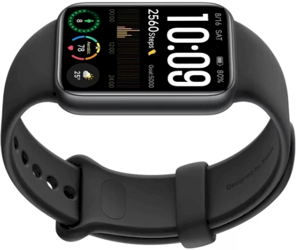 Išmanusis laikrodis Xiaomi Smart Band 10 Pro, juodos spalvos