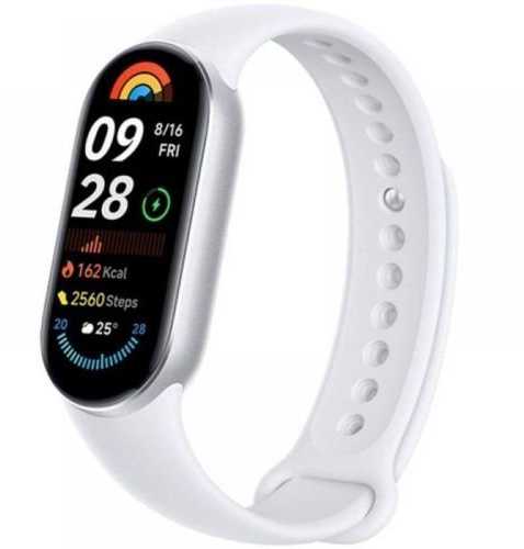 Išmanioji apyrankė Xiaomi Smart Band 9,  sidabrinės spalvos