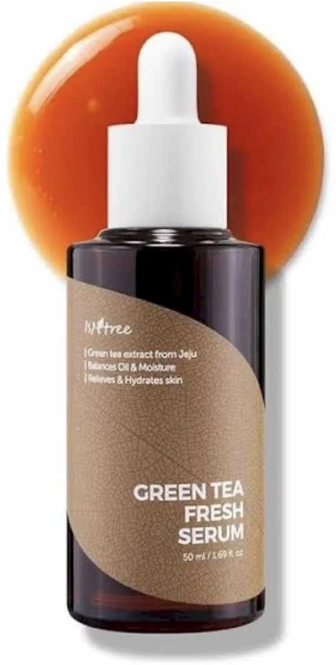 Isntree Žalias Tea Fresh Serum drėkinamasis veido serumas, 50 ml