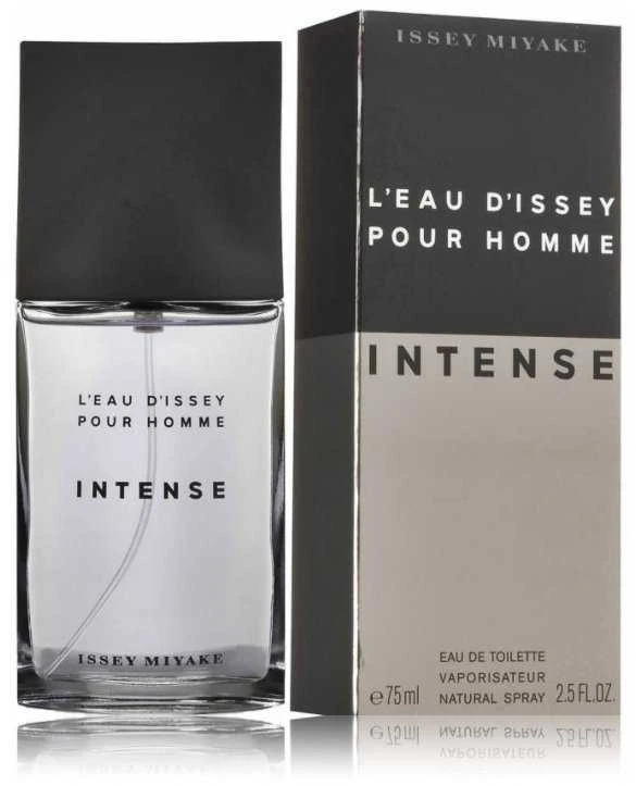 Tualetinis vanduo Issey Miyake L'eau D'issey Homme Intense Eau De Toilette Purškiklis 75ml