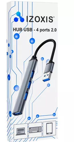 Iso Trade USB HUB - 1 port 3.0 + 3 jungtys 2.0 Izoxis 23316