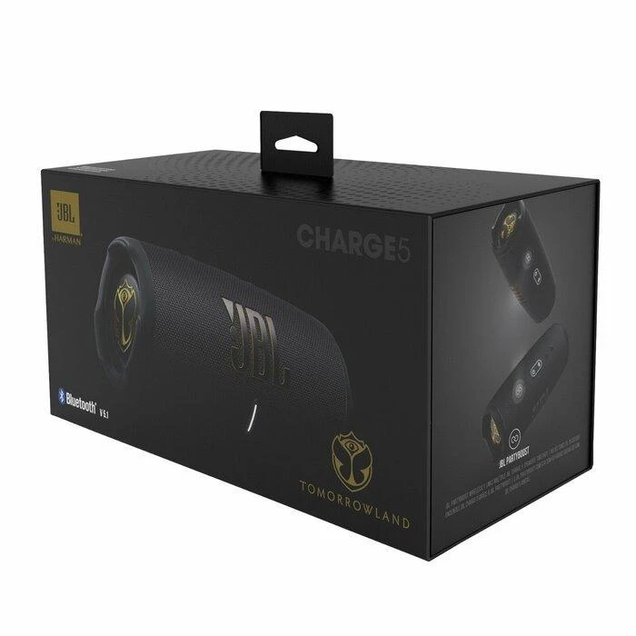 JBL Charge 5 nešiojama kolonėlė, Juoda