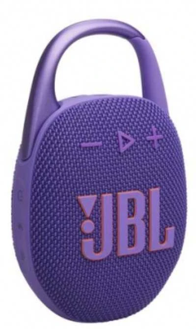 JBL Clip 5 nešiojama kolonėlė, spalva: violetinė