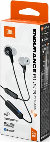 Belaidės sports ausinės JBL Endurance Run 3, juodas