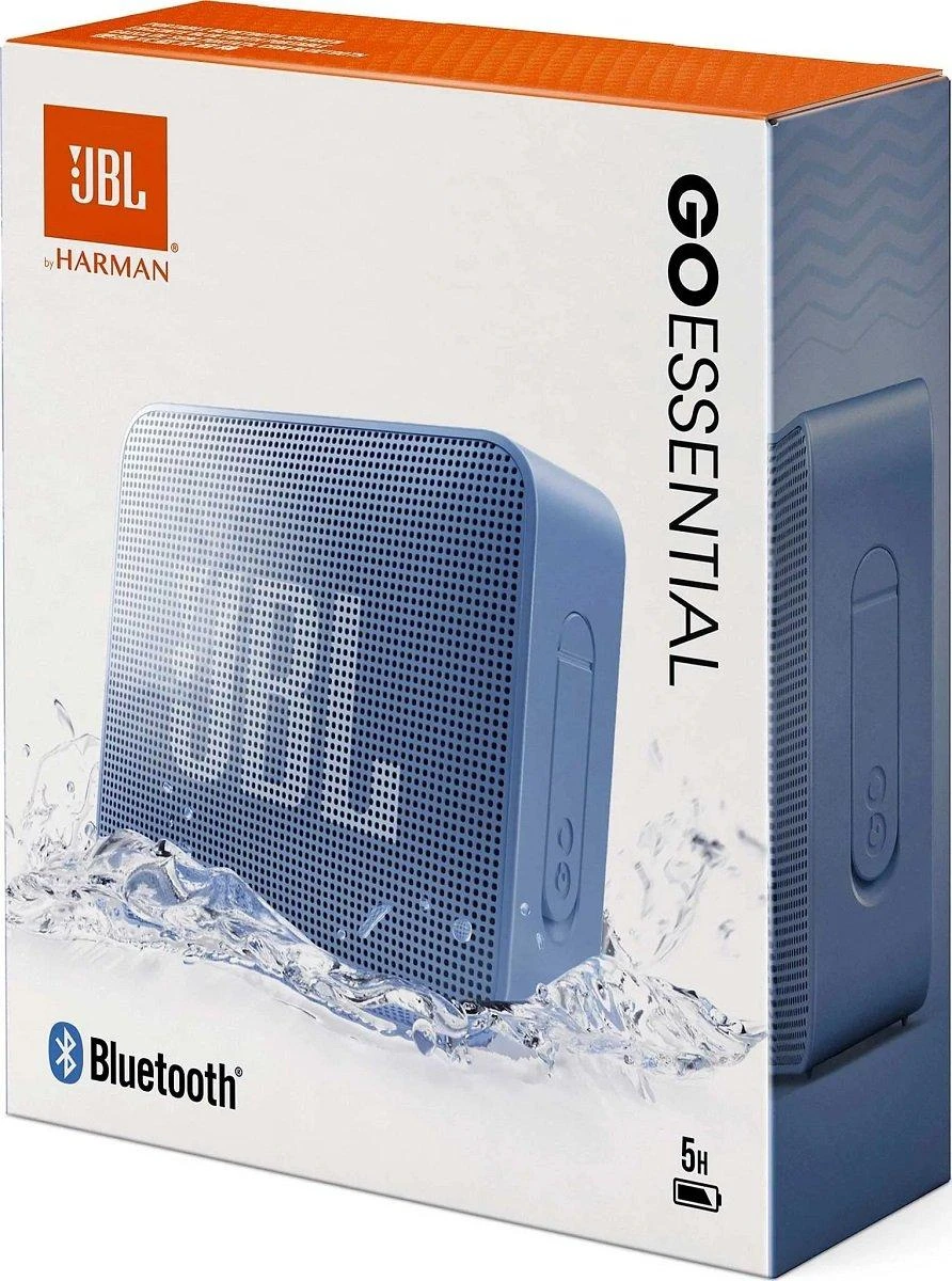 JBL Go Essential nešiojama kolonėlė, Melsvos spalvos