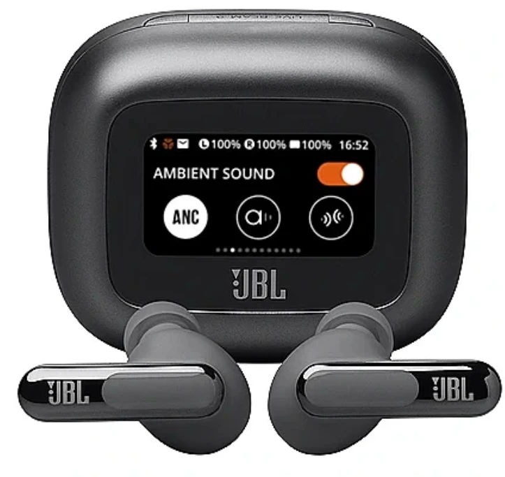 JBL Live Beam 3 TWS ausinės, Juodos