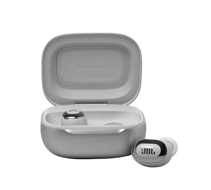 JBL Live Buds 3 TWS ausinės, Sidabrinės