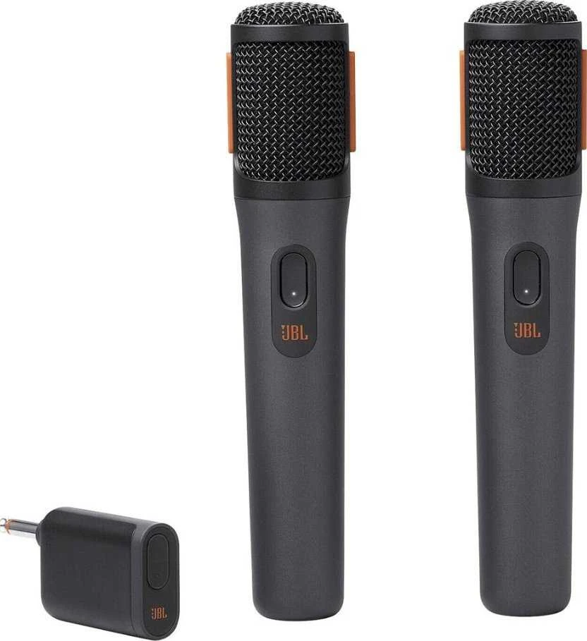 JBL Partybox Wireless Mic - 2x Microphone + Reciever - belaidis mikrofonas su imtuvu
