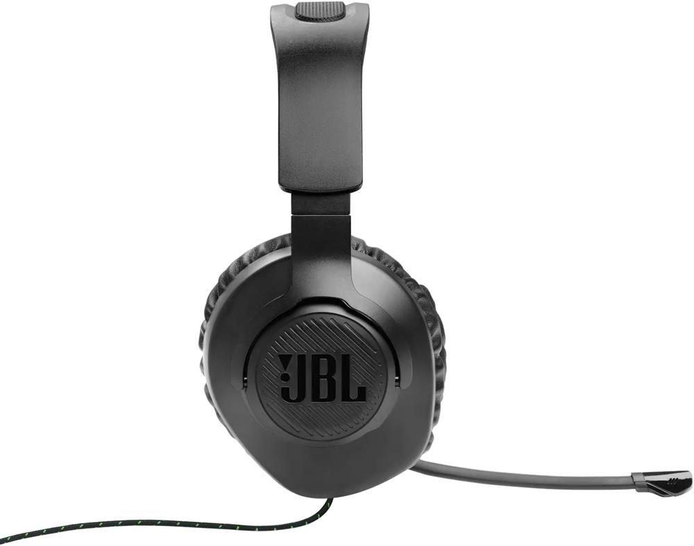 JBL Quantum 100X žaidimų ausinės, Juodos/Žalios spalvos