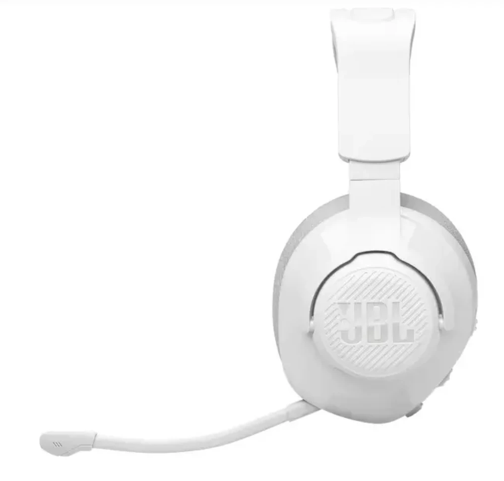 Belaidės ausinės JBL Quantum 360, baltos spalvos