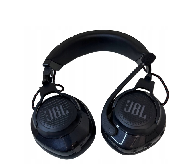 JBL Quantum 610 belaidės žaidimų ausinės, Juodos spalvos
