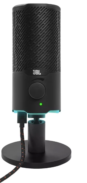 JBL Quantum Stream mikrofonas, Juodos spalvos