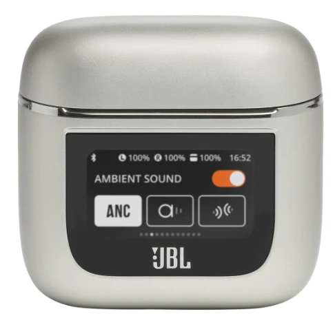 JBL Tour Pro 2 belaidės ausinės su True ANC, Šampaninės spalvos