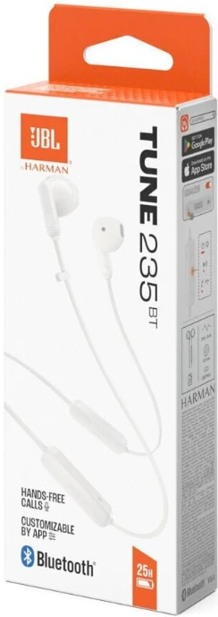 Ausinės - JBL Tune 235 BT Balta