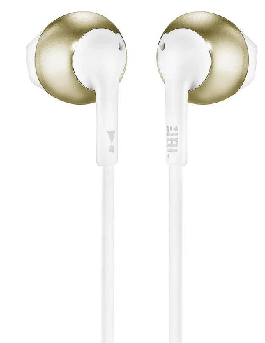 JBL T205 laidinės ausinės, Šampaninės spalvos