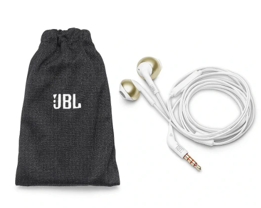 JBL T205 laidinės ausinės, Šampaninės spalvos