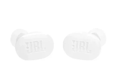 JBL Tune Buds TWS belaidės ausinės, Baltos