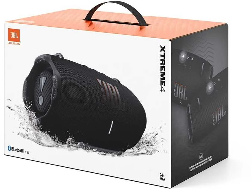 JBL Xtreme4 nešiojama kolonėlė, Juodos spalvos