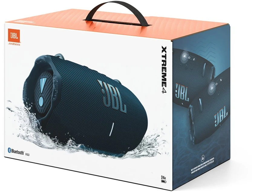 JBL Xtreme4 nešiojama kolonėlė, Mėlynos spalvos