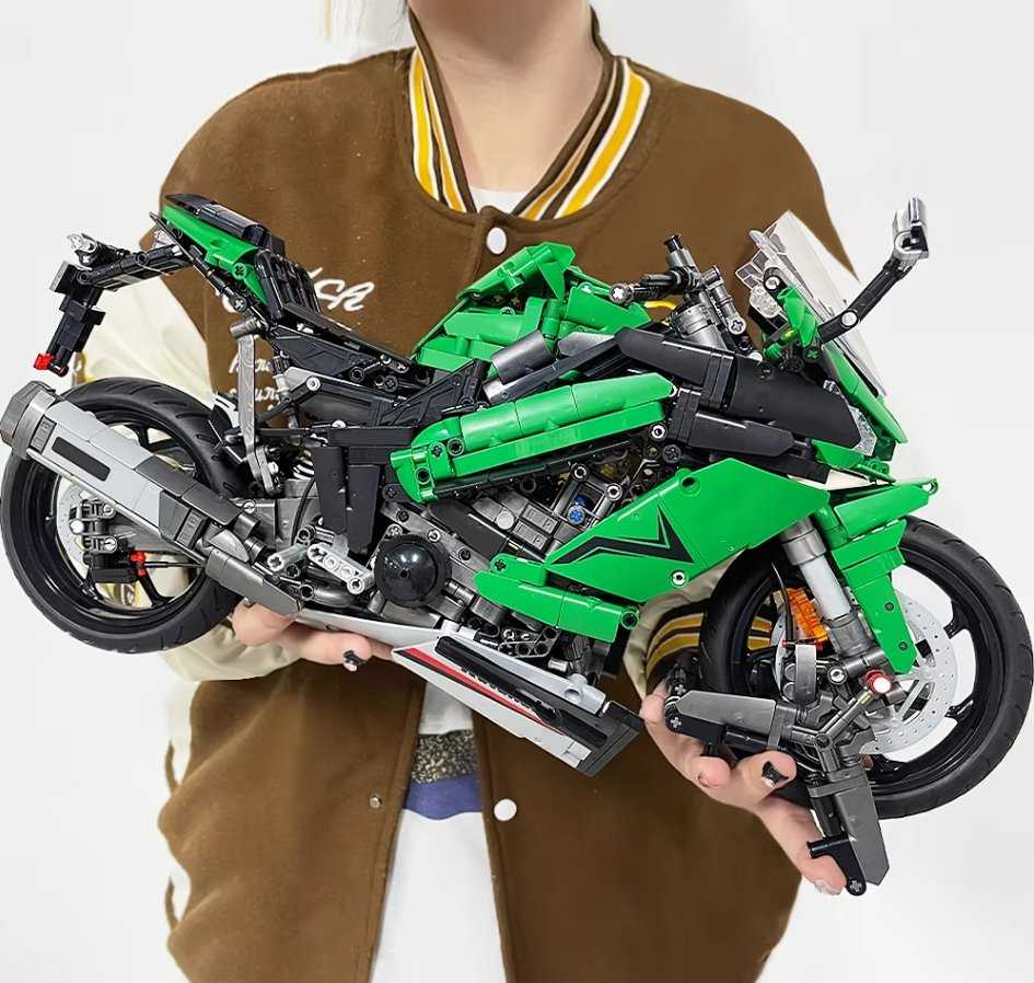RAMIZ Konstruktorius Sportinis motociklas, 2304 el., Žalias