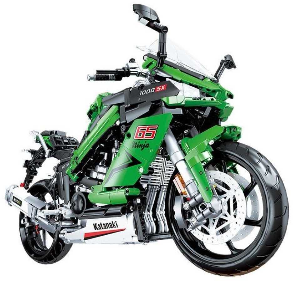 RAMIZ Konstruktorius Sportinis motociklas, 2304 el., Žalias