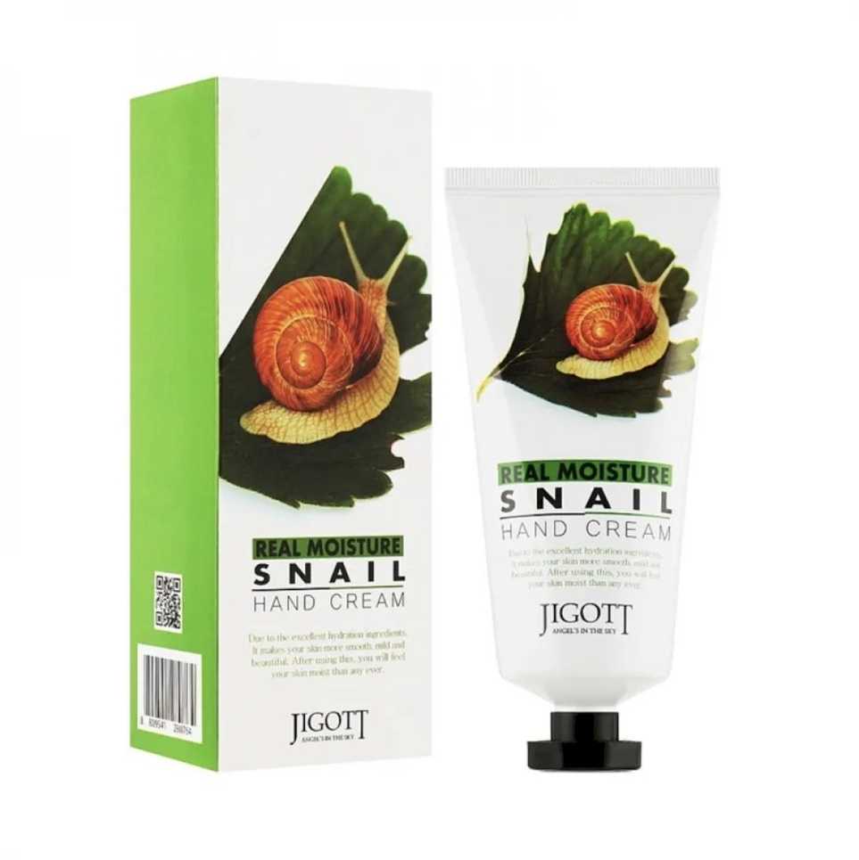 Jigott Real Moisture Snail Hand Kreminis 100 ml
